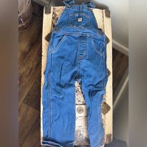 Carhartt 3T Kids Blue Overalls